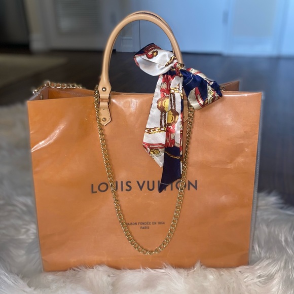 Louis Vuitton Handbags - Louis Vuitton Shopping Tote Purse with Twilly